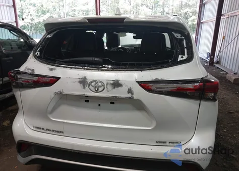 2022 Toyota Highlander Xse z USA, uszkodzony, nr VIN 5TDLZRBH6NS251314